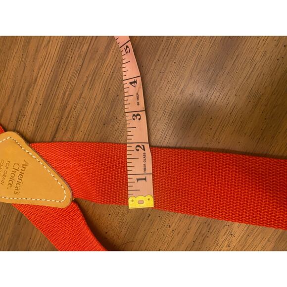 America's Choice Top Grain Cowhide‎ and Red Nylon Suspenders Workwear - Picture 9 of 9